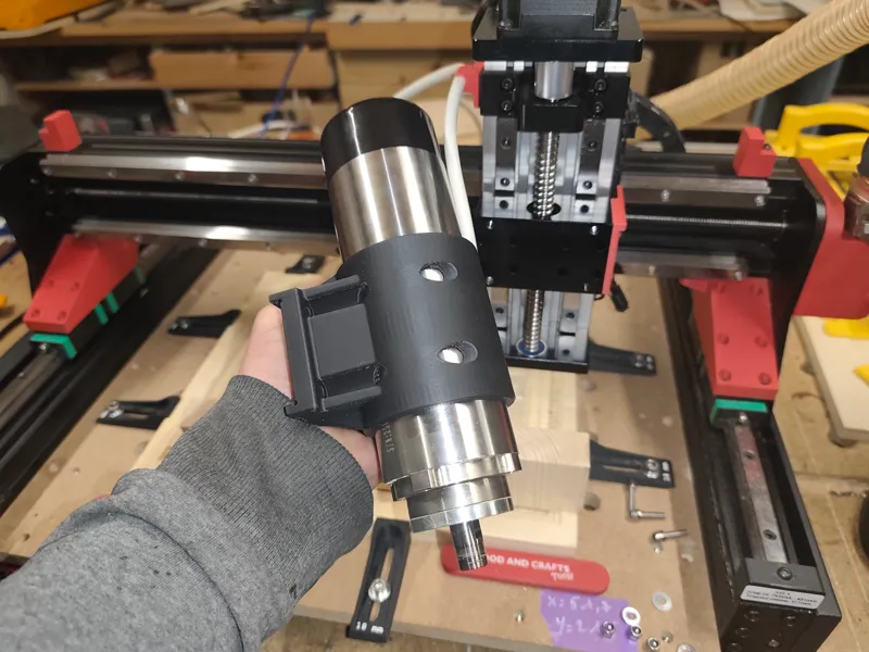 Support De Broche 65mm Pour Table Mobile CNC 50x80