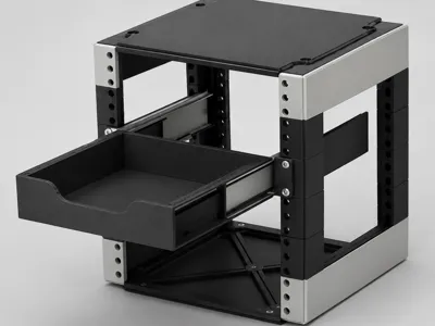 10" Rack 1U Full-Extension Drawer
