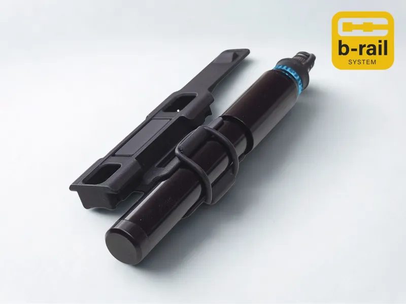 Rail with Pump Holder – B-Rail System