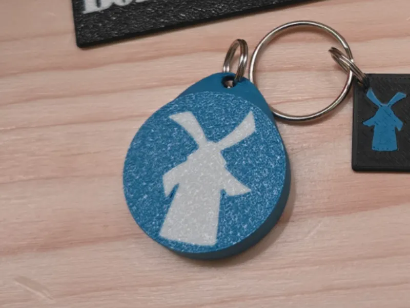 Dutch Bros Airtag Keychain