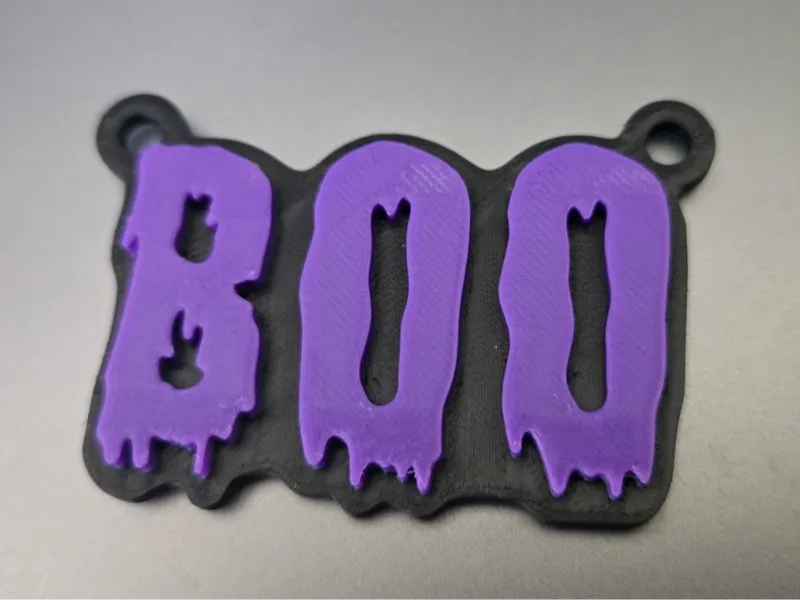 Halloween "Boo" Pendant