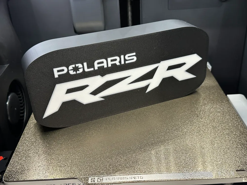 Polaris RZR Logo Lightbox by A1 Graphix MakerWorld