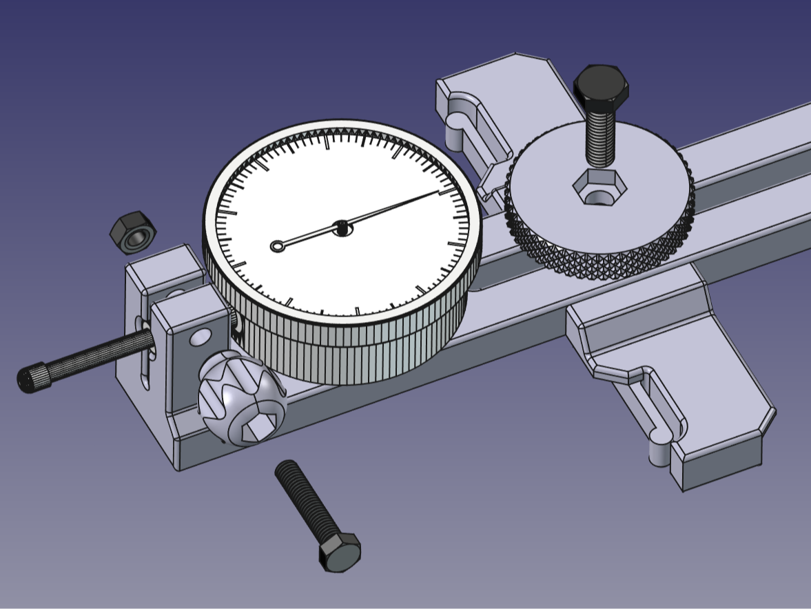 Table Saw Dial Indicator Holder - Alignment Jig