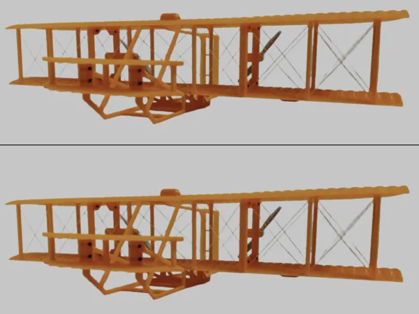 Maquette du Wright Flyer 1903