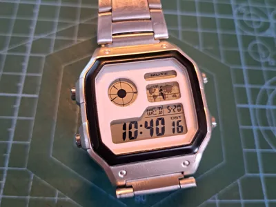 Casio AE-1200 Watch Face