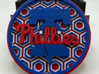 Philadelphia Phillies Hexagon Coaster