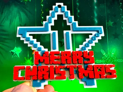 MINECRAFT Merry Christmas bauble Ornament decor