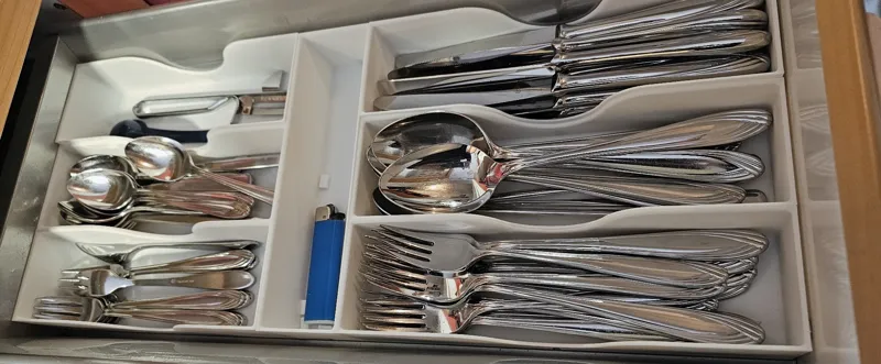 Besteckkastensystem für kleine (halbe) Schubladen 460x190