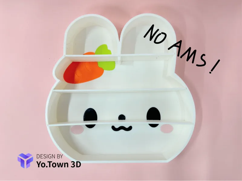 【Yo.Town 3D】Mayday Rabbit Storage Rack