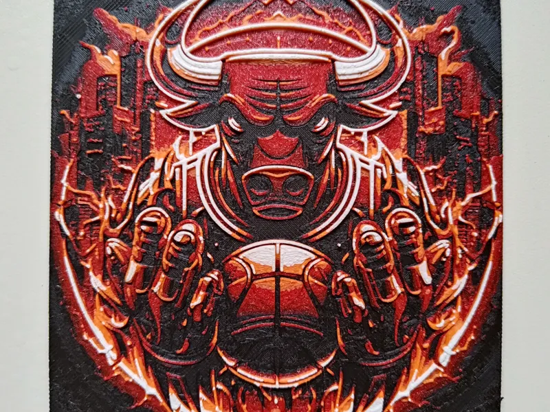 hueforge Chicago bulls