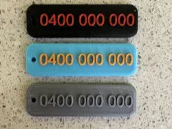 Rectangle Key Chain