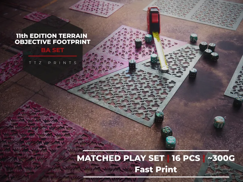 40k 11th Edition Terrain Footprints - BA