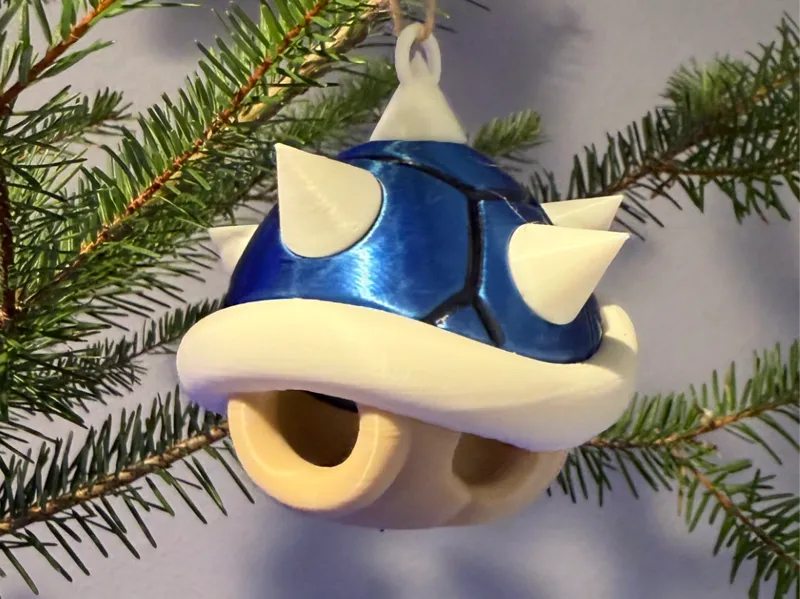 Koopa Shell Ornament from Super Mario