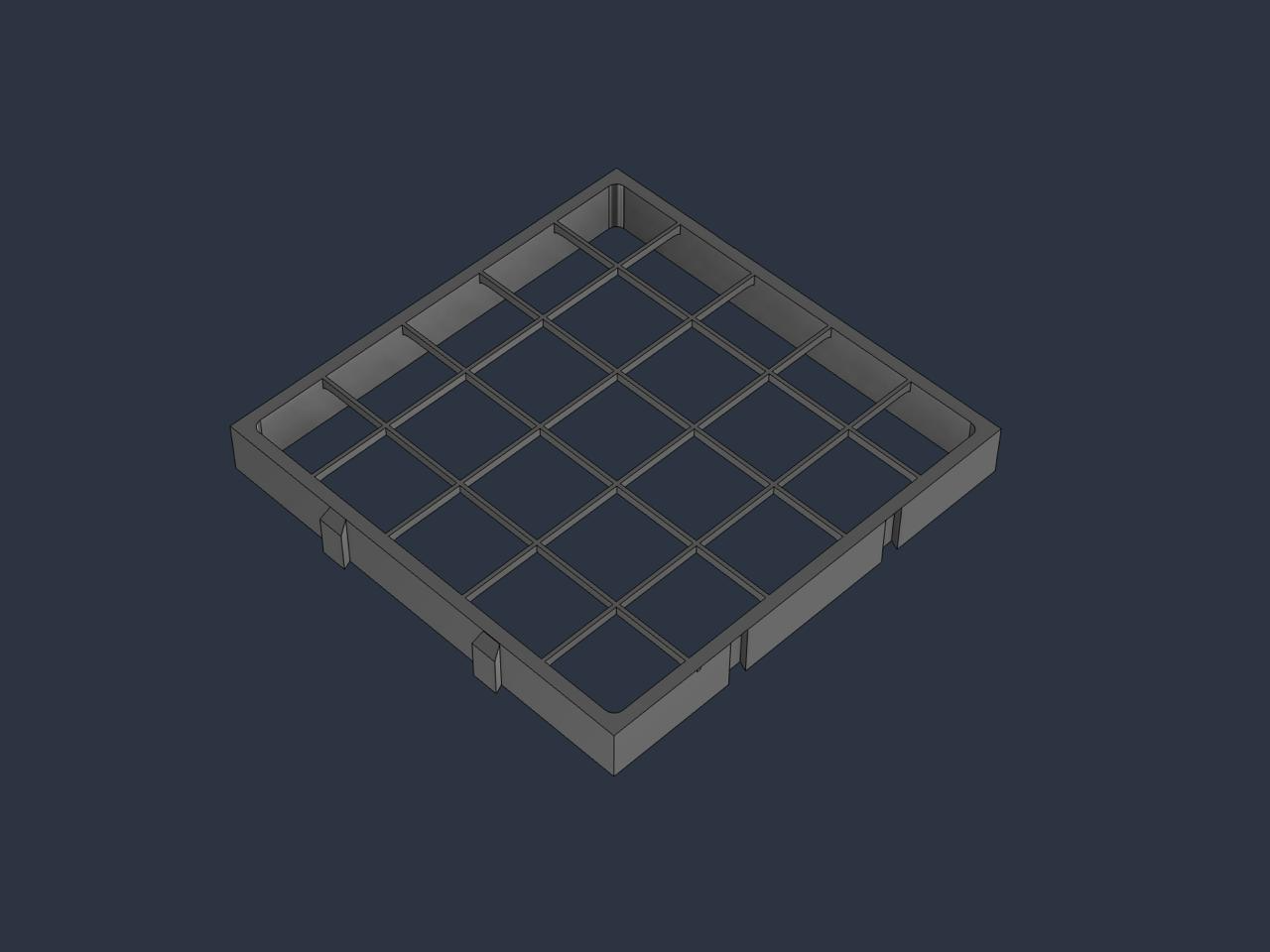 Modular Interlocking Grid Panels