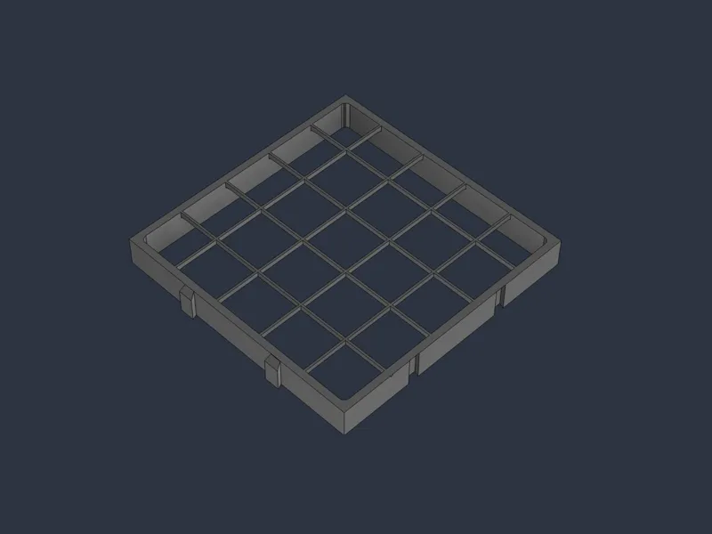 Modular Interlocking Grid Panels
