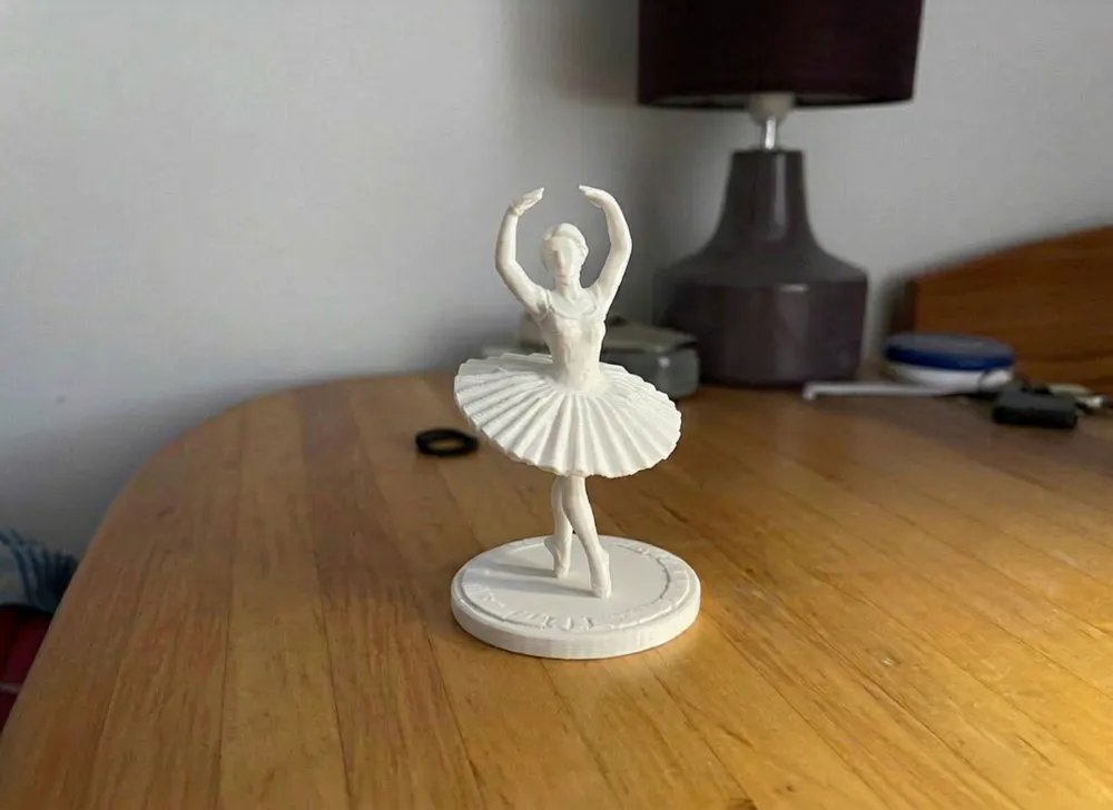 Ballerina – Elegant Dance Figurine - Free 3D Print Model - MakerWorld