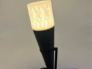 Antorcha Medieval Minimalista modular con base-opc