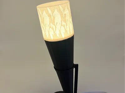 Modular Minimalist Medieval Torch with optional base