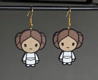 Star Wars "Princess Leia Organa" Earrings