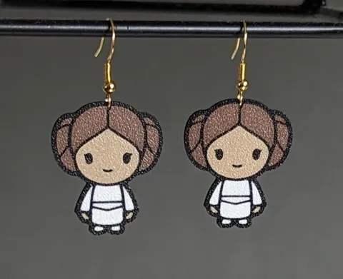 Star Wars "Princess Leia Organa" Earrings