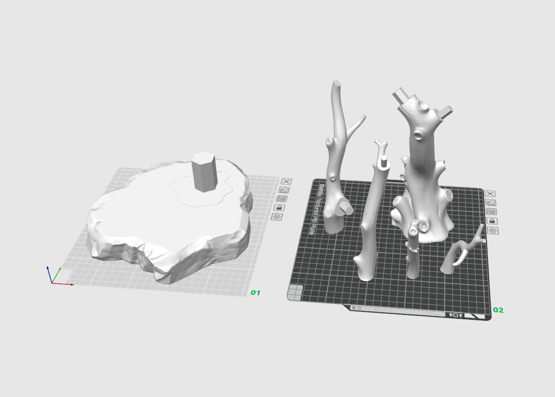 Miniatura 2 do modelo 3D Bird Perch