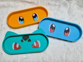 Pokemon Glasses Tray: Kanto Starters