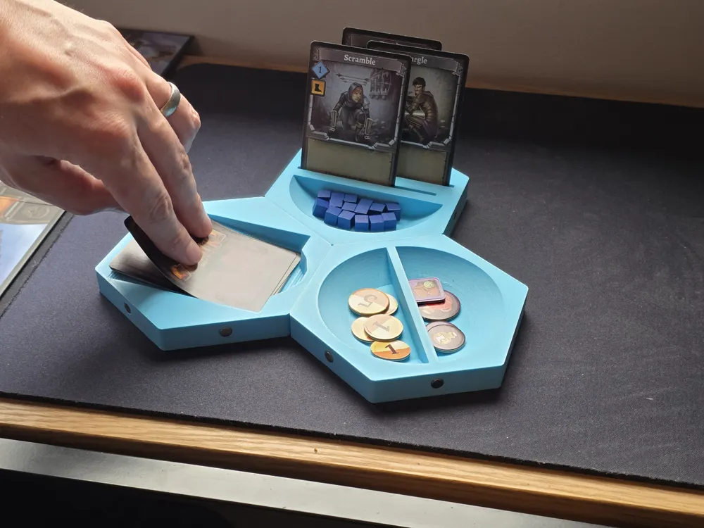 Deck Hex - Magnetic Modular Board Game System - Free 3D Print Model ...