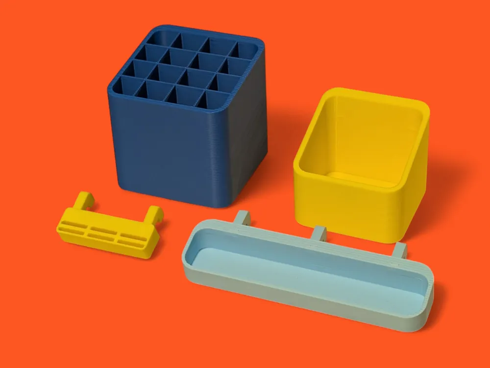 Bin Netdesign Customizable Skadis compatible bins by RyeBreadMakerWorld: Download ...