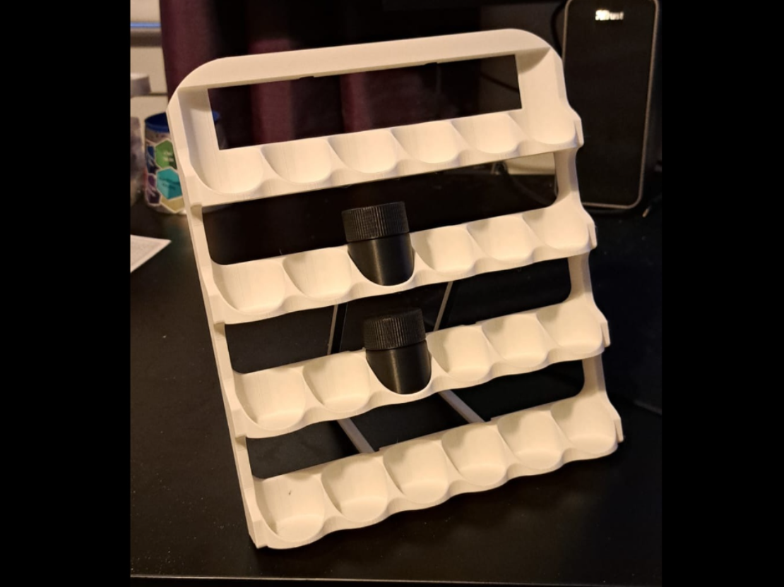 Tamiya print in place paint rack (box compatible) 3D model