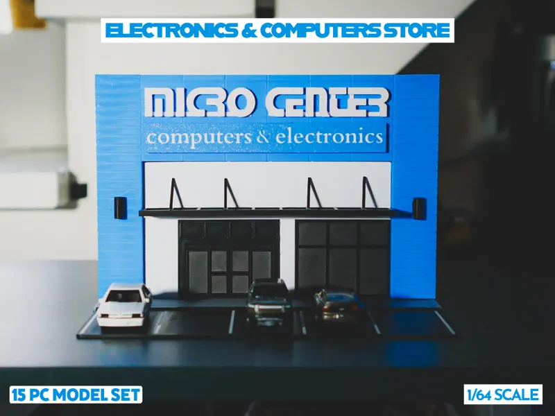 Electronics & Computers Store - 1:64 Scale Diorama