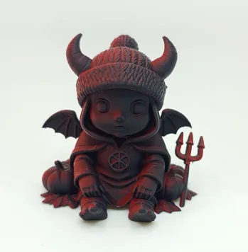 Charming little devil creature - Free 3D Print Model - MakerWorld