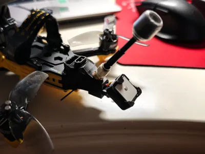 master3x rear single SMA antenna printed part