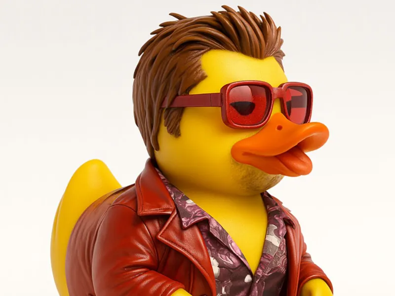 Fight Duck – 3D Rubber Duck in Cult Style
