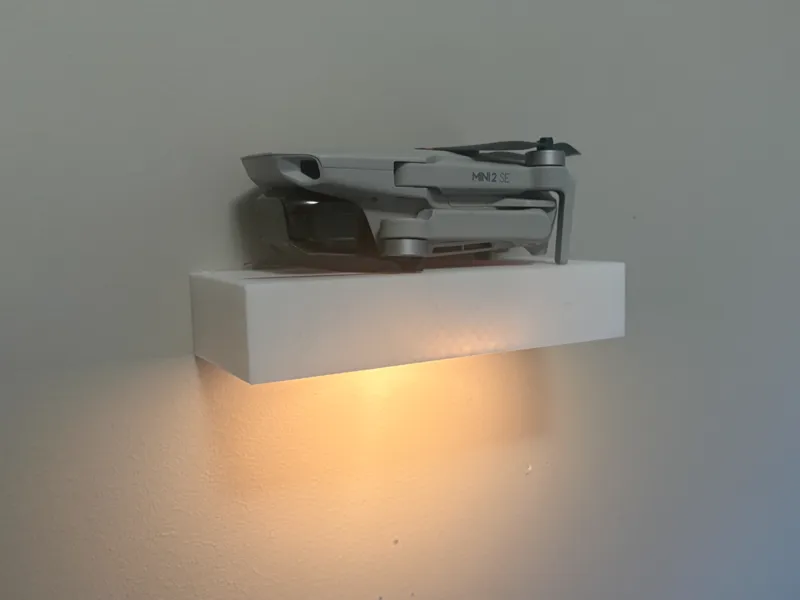 KC007 LED Puck Lights Compatible Floating Shelf
