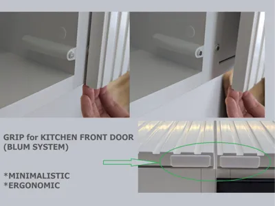Grip_catch for kitchen front door (BLUM system)