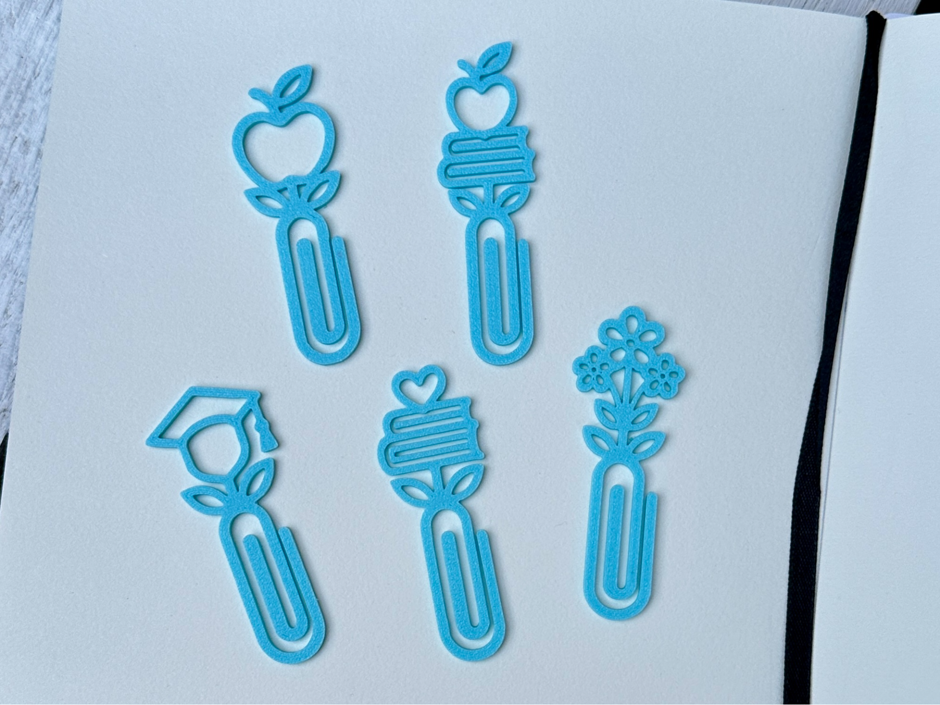 Teacher's Day Paperclip Bookmarks - 1