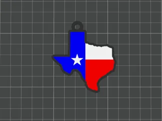 Texas Keychain / Necklace
