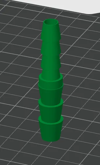 10mm to 8mm barbed hose adapter