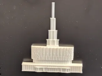Provo 1972 LDS Temple fridge magnet