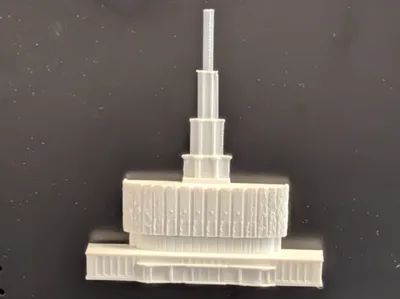 Provo 1972 LDS Temple fridge magnet