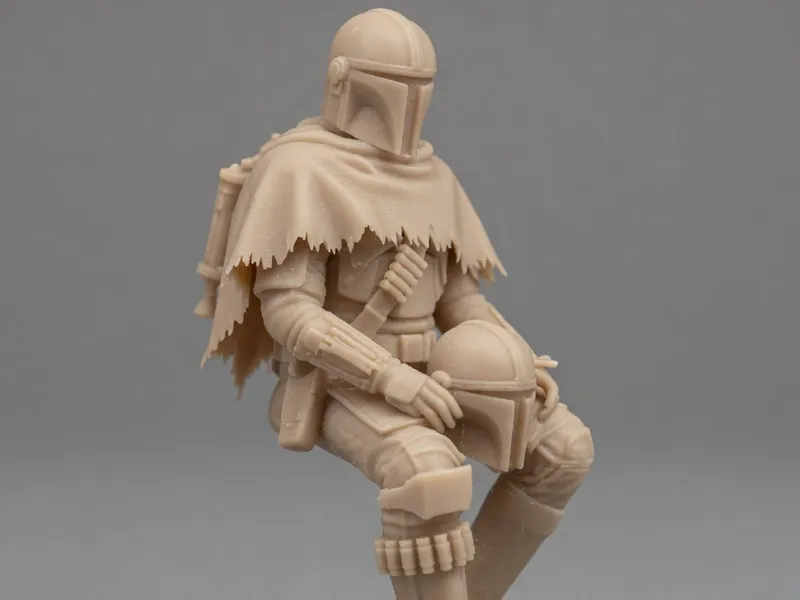 mandalorian figure 3d