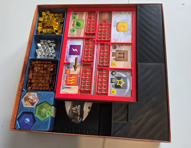 Terraforming mars organizer + player mat