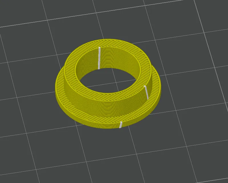 Losi Lasernut spring adapter for Traxxas Bigbore