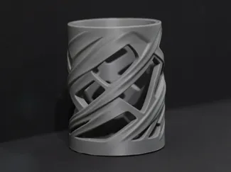 交錯流線筆筒｜Interwoven Flow Pen Holder