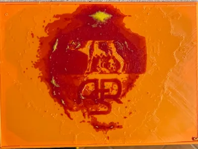 Hueforge AS Roma Calcio with minimalist frame
