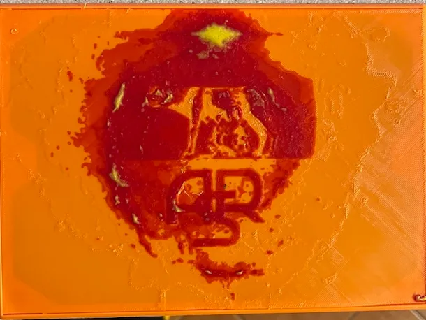 Hueforge As Roma Calcio con cornice minimalista