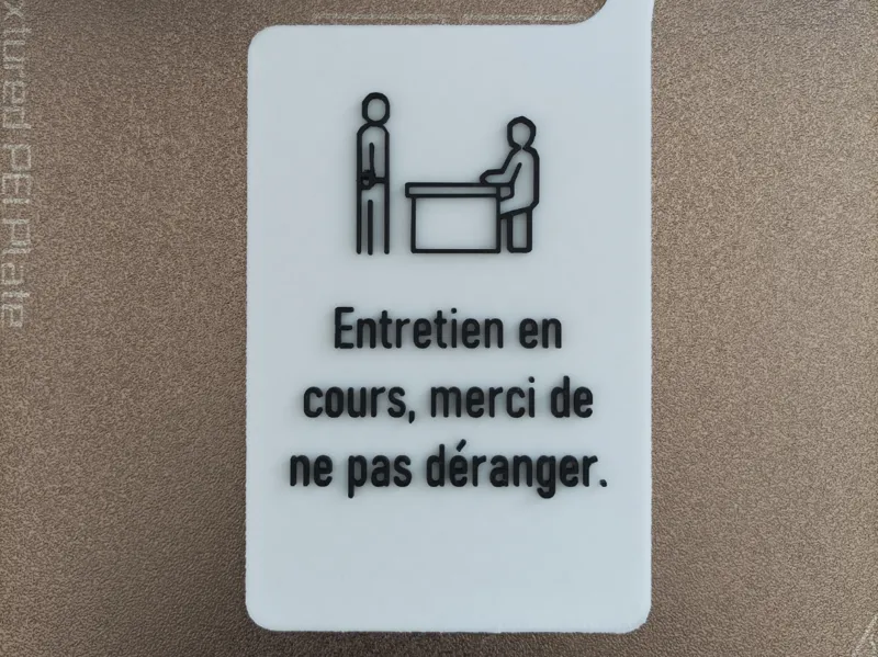 Panneau ne pas déranger / NO AMS MODEL