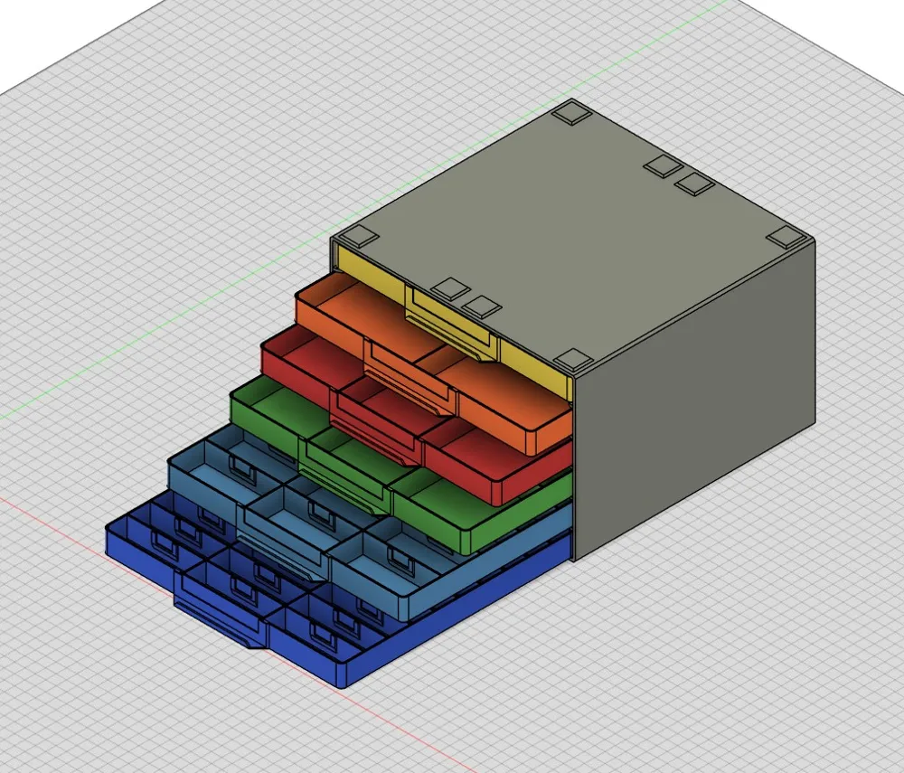 Modular Storage Drawer for Small Parts – Part 3 - Free 3D Print Model ...