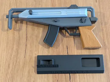 Modelo para impresión 3D: Goldeneye 007 64 - Klobb Prop Replica — vista de referencia 3