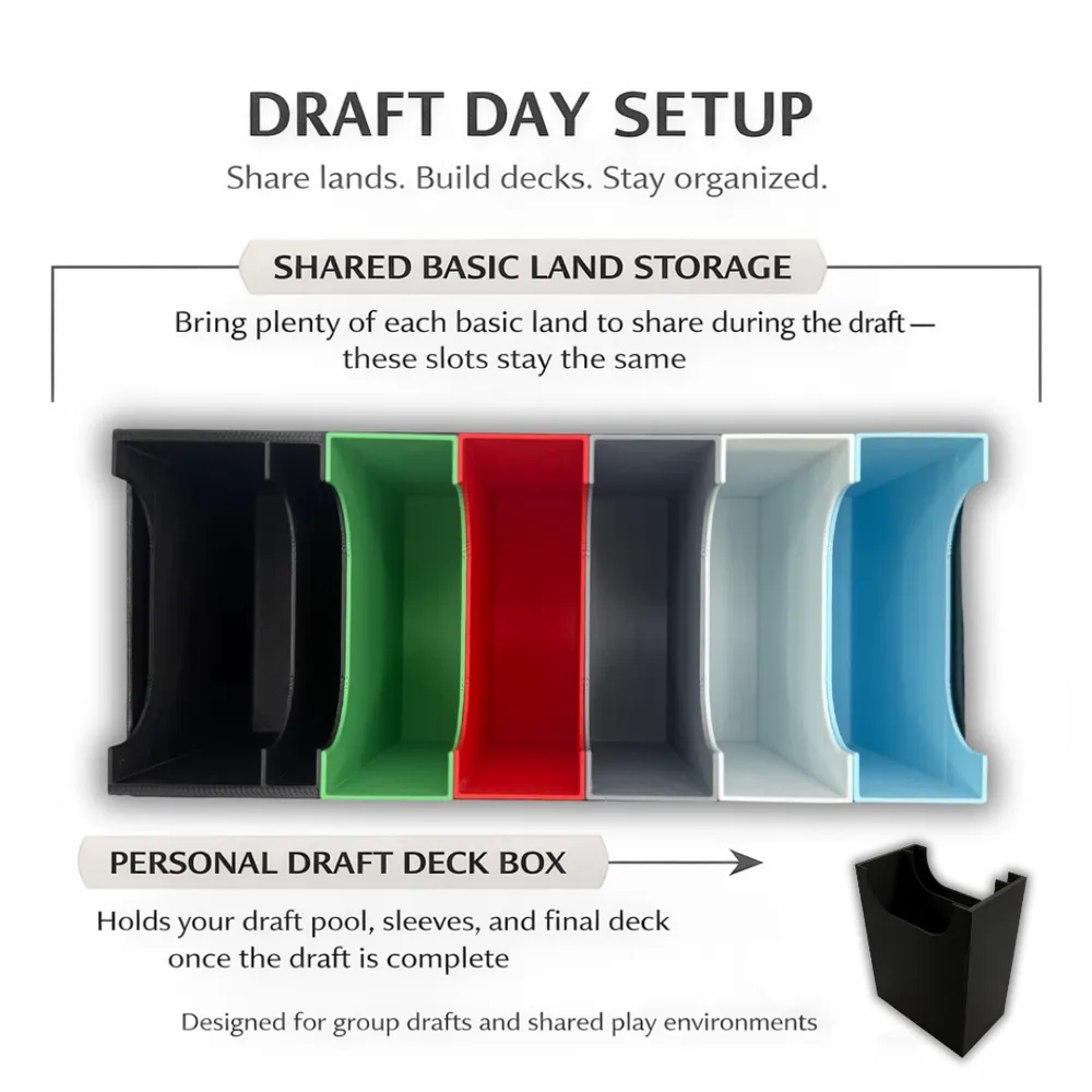MTG Draft Pack Bundle Inserts - Free 3D Print Model - MakerWorld